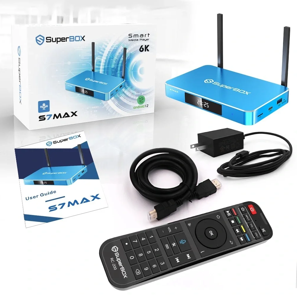 Low price until 7/1! 2026 NEW & IMPROVED S7 MAX Blue Streaming Device.
